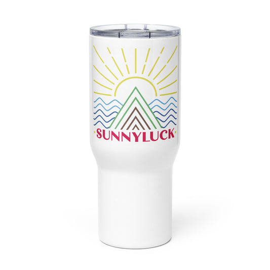 SunnyLuck Mountain & Waves Travel Mug