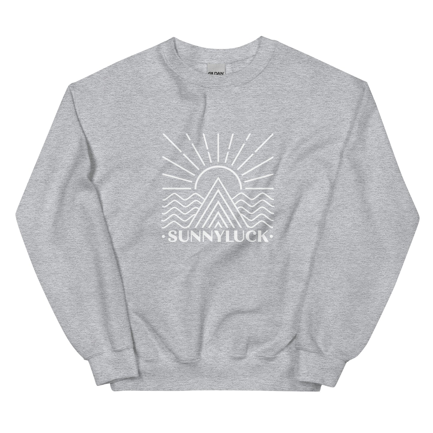 SunnyLuck Mountain & Waves Sweatshirt