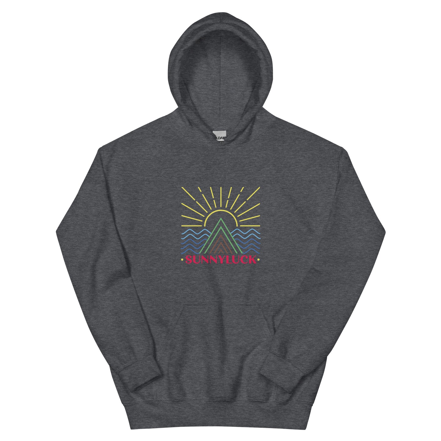 SunnyLuck Mountain & Waves Colorful Hoodie