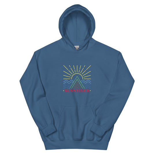 SunnyLuck Mountain & Waves Colorful Hoodie